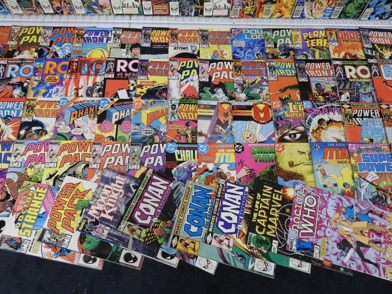 Huge Lot 190+ Comics W/ Spider-Man, Rom, Power Man, +More! Avg VF- Condition!
