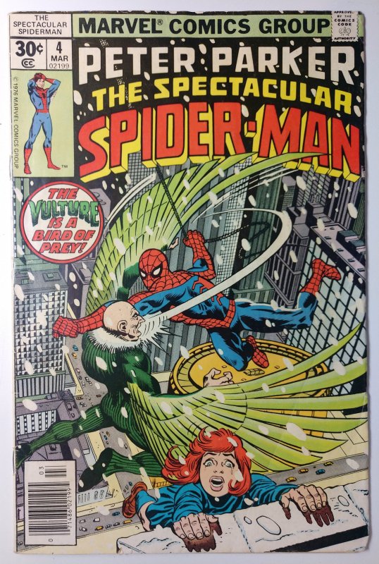 The Spectacular Spider-Man #4 (5.0, 1977) 