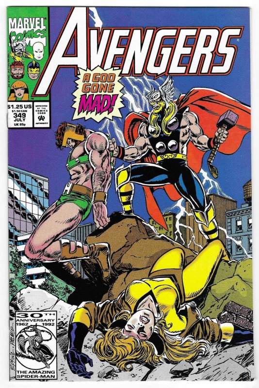 The Avengers #349 Direct Edition (1992)