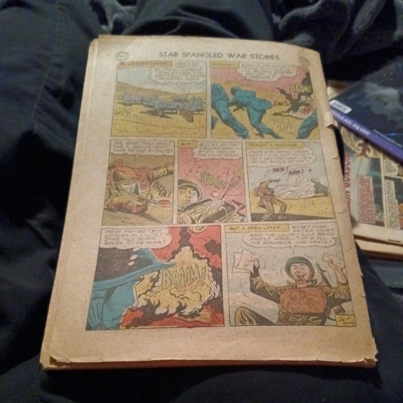 Star Spangled War Stories #41 silver age 1956 DC-Air war Paratrooper story