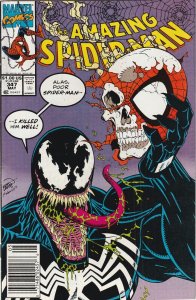 The Amazing Spider-Man # 347 Newsstand Cover VF Marvel 1991 Classic Cover [X5]