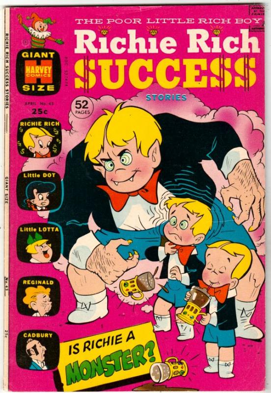 Richie Rich Success #43 (Apr-72) VF/NM High-Grade Richie Rich