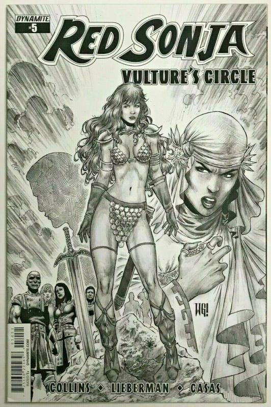 RED SONJA VULTURE'S CIRCLE#5 NM 2014 VARIANT EDITION 1 IN 20 DYNAMITE COMICS