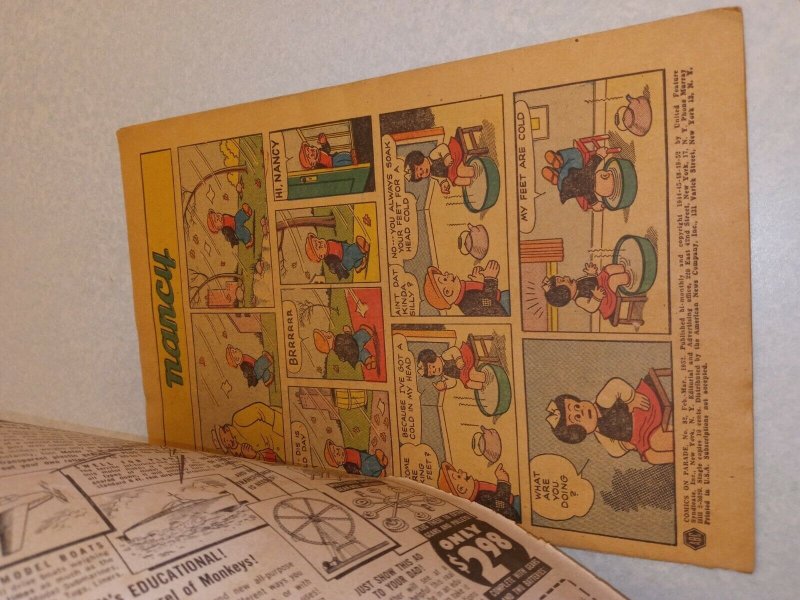 Comics On Parade Nancy And Sluggo # 82 1952 Golden age united features precode