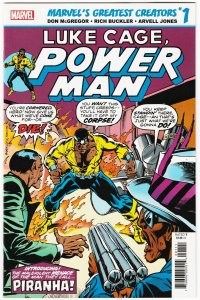 True Believers Luke Cage Power Man Piranha #1 Rep Issue #30 (Marvel, 2019) NM