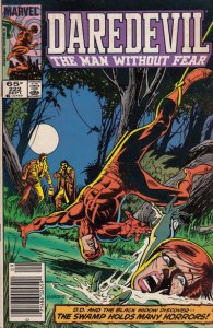 Daredevil #222 (Newsstand) VG; Marvel | low grade - Denny O�Neil - we combine sh 