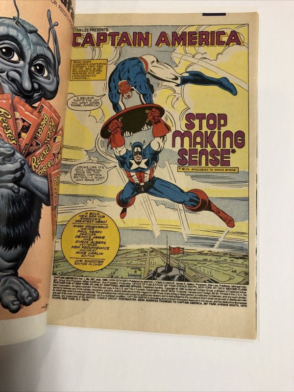 Captain America (1985) # 307 (F/VF) | 1st App Madcap | Disney+