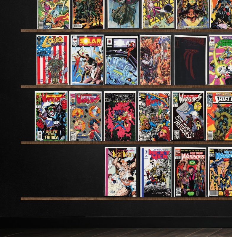 Huge Lot 150+ Comics with The New Warriors, X-O Manowar, Rai & More!