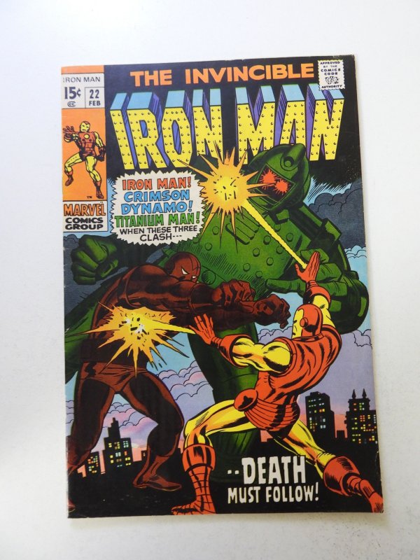 Iron Man #22 (1970) VF- condition