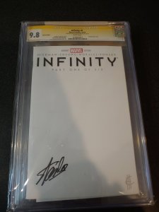 ​INFINITY #1 CGC 9.8 SIGNATURE SERIES SIGNED BY STAN LEE. & JIM CHEUNG.