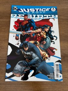 Justice League Rebirth # 1 NM DC Comic Book Variant Cover Batman Flash 12 J356