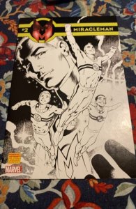 Miracleman #2 Alan Davis rare Black and White Cover (2014)