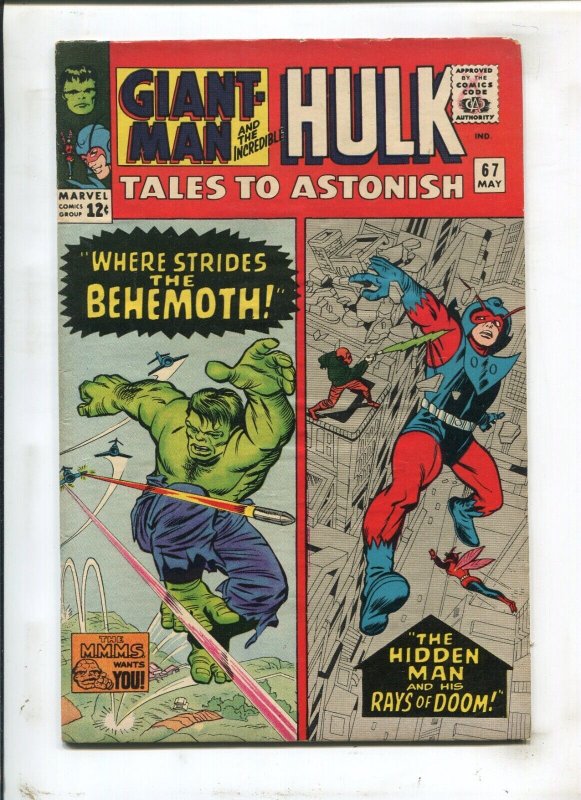 Tales to Astonish #67 - Where Strides the Behemoth! (2.5) 1965