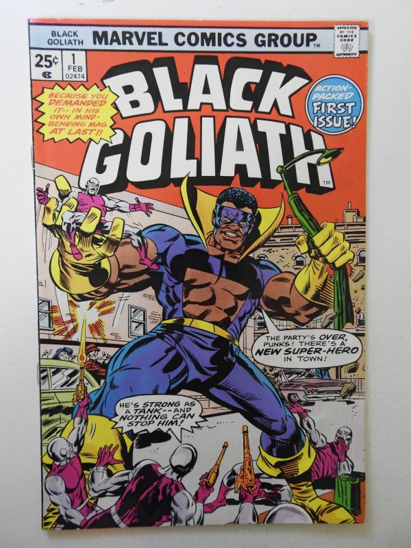 Black Goliath #1 (1976) VG Condition moisture stain