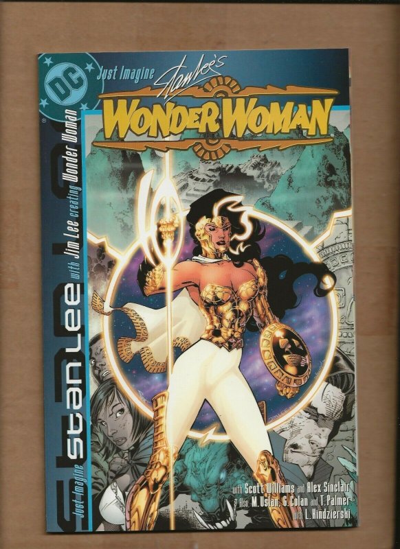 STAN LEE JUST IMAGINE  WONDER WOMAN #1 ADAM HUGHES  COVER DC COMICS  