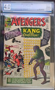 Avengers #8 (1964) Key 1st Kang