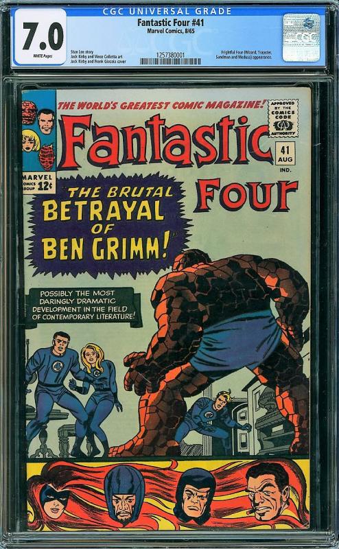 Fantastic Four #41 (Marvel, 1965) CGC 7.0