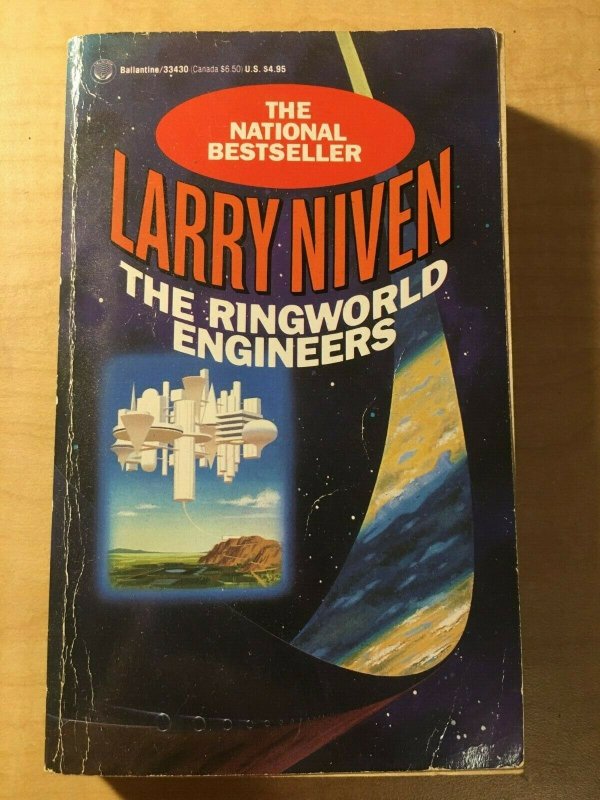 3 Books Football The Ringworld Engineers Covergent Series Larry Niven Novel MFT2