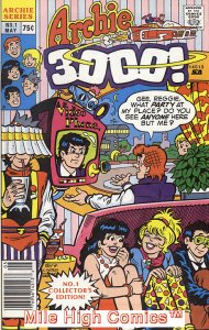 ARCHIE 3000 (1989 Series) #1 NEWSSTAND Good Comics Book