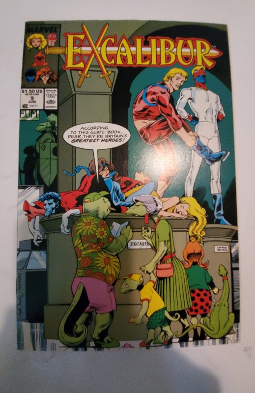 Excalibur #9 (1989) NM Marvel Comic Book J741