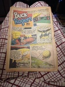 FAMOUS FUNNIES #122 Golden Age Comic Book 1944 Dickie Dare 10 Cent BUCK ROGERS