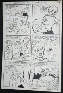 Date with Debbi #11 Complete 8 Page Story - The Lazy Lover! - 1970 by Doug Crane 