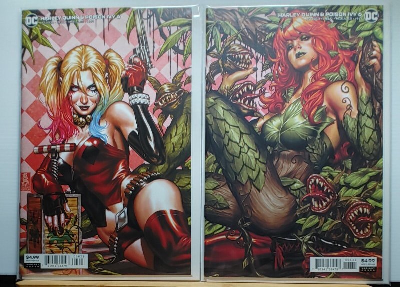 ?DC Comics Harley Quinn  Poison Ivy #6 Mark Brooks Connecting Cover Set 2020 NM