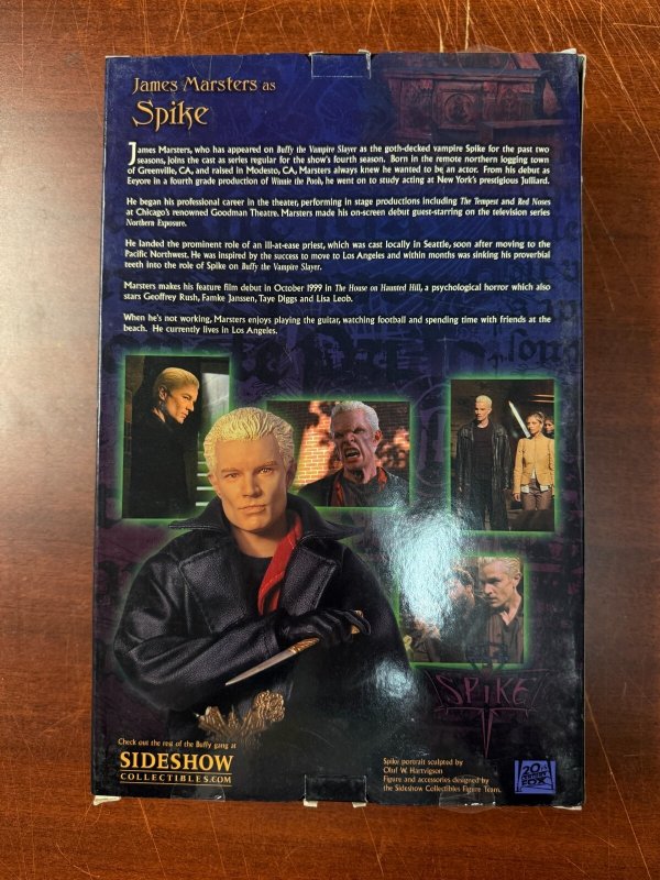 Spike Buffy The Vampire Slayer Sideshow Collectibles Action Figure 2004 TB3