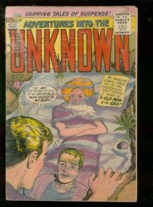 ADVENTURES INTO THE UNKNOWN #115 1960-OGDEN WHITNEY ART FR