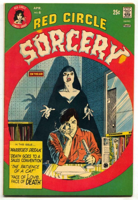 Red Circle Sorcery #6 1974- Gray Morrow- Vampire VF 