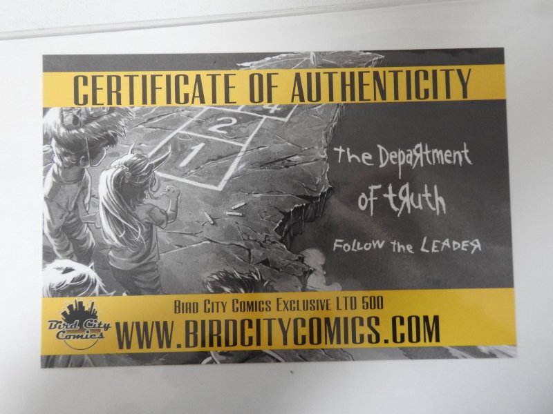 The Department of Truth: Follow The Leader Exclusive Variant LDT 500 W/ COA