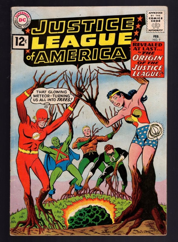 Justice League of America #9 (1962) Origin of The JLA / GA#1