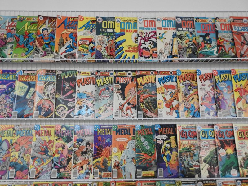 Huge Lot 180 Mostly Bronze Comics W/ Action Comics, G. I. Combat, +More! Avg FN!