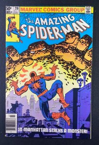 Amazing Spider-Man (1963) #218 VF- (7.5) Frank Miller