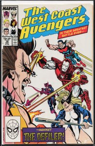 West Coast Avengers #38 (1988) West Coast Avengers / Avengers West Coast
