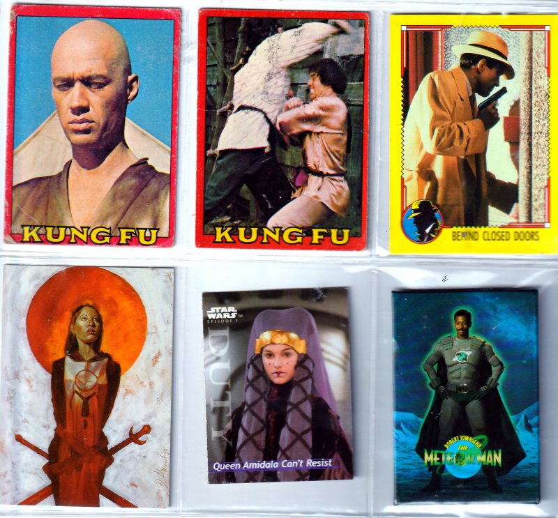 Dick Tracy/Kung Fu/Star Wars/Meteor Man Trading Cards