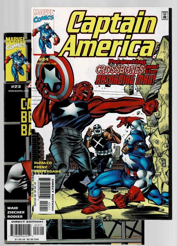 Captain America #23 & #24 (1999) Another Fat Mouse BOGO! BOGO? Read Description