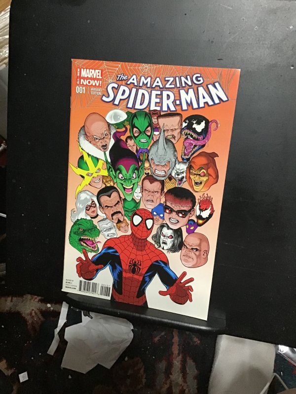 The Amazing Spider-Man #1 Variant Laughing Ogre Kevin Maguire Cover (2014)
