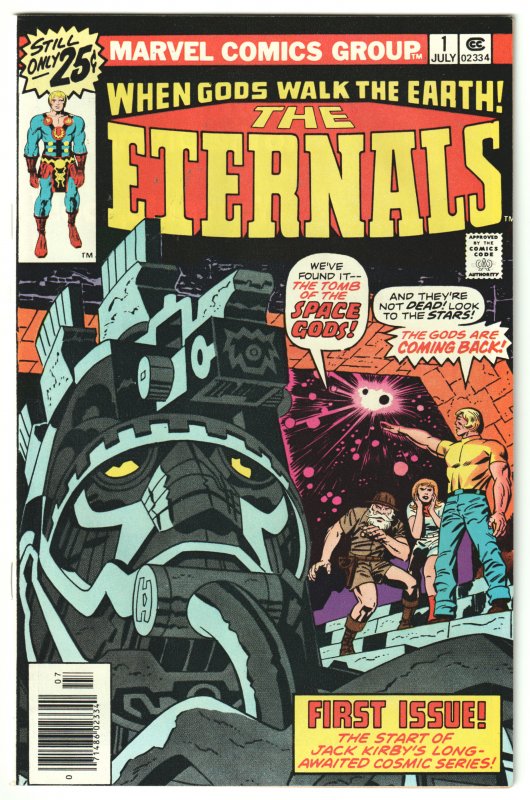 The Eternals #1 (1976) Jack Kirby story and art,  HIGH GRADE BEAUTY!