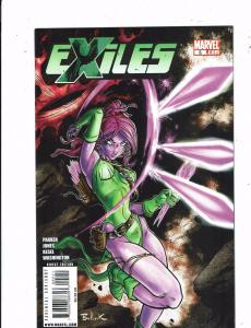 Lot of 4 Exiles Marvel Comic Books #1 2 3 5 BF2