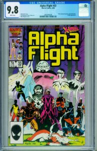 ALPHA FLIGHT #33 CGC 9.8-Lady Deathstrike first appearance-x-men 3842445009