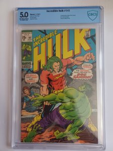 Incredible Hulk #141 - 1st App Doc Sampson -KEY - 1971 - CBCS 5.0