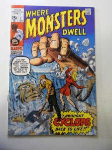 Where Monsters Dwell #1 FN Condition