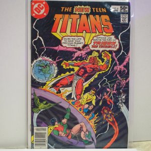 The New Teen Titans #6 (1981) Fine. Trigon the Terrible!