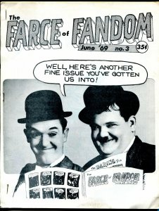 Farce of Fandom #3 1969-Mark Evanier-mimeo type publication-King of Comics-VG 