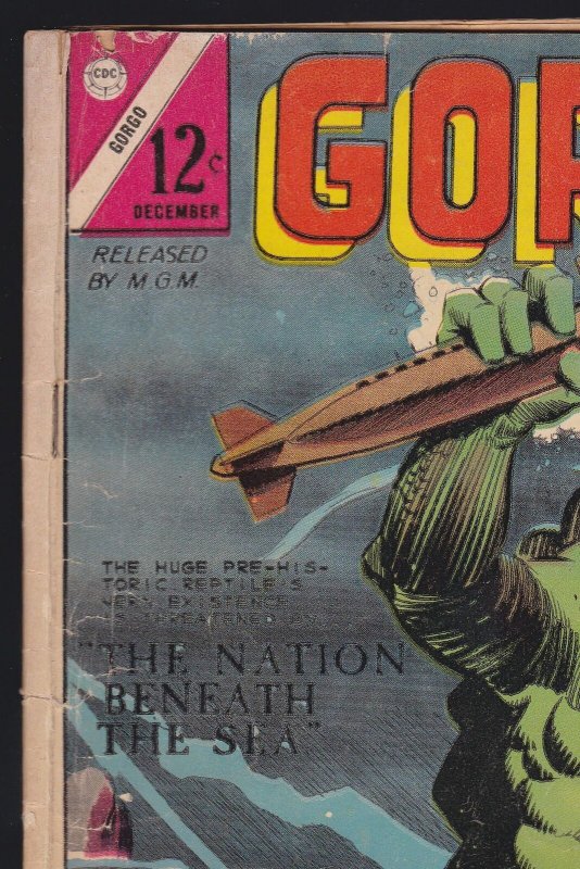 Gorgo #21 (Dec 1964) 2.5 GD+ Charlton Kaiju Monster Comic 