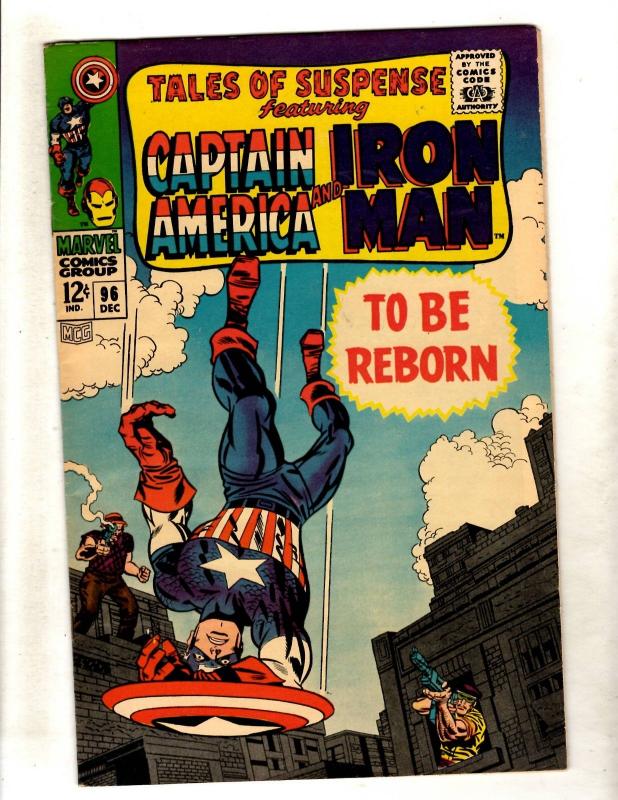 Tales Of Suspense # 96 VF/NM Marvel Comic Book Iron Man Captain America FM3