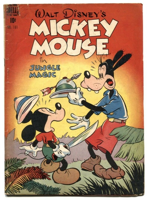 Mickey Mouse in Jungle Magic- Four Color Comics #181 VG