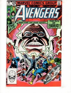 The Avengers #229 (VF/NM) 1983 ...THE EVIL OF EGGHEAD! WOW !!!!!!!  / ID#042