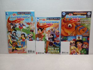 DC SUPERHERO GIRLS  - FREE COMIC BOOK DAY - 3 ISSUES - FREE SHIPPING!